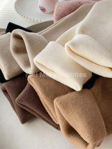 Kit Of 2 (4 Pairs) Thick, Thermal, Flexible, Colorful Wool Socks For Women, Winter Sizes 35-40 - 彩色 - 查看 3