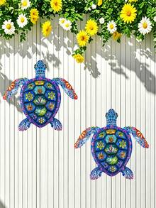1件铁艺花园围栏装饰 - 金属花园动物雕塑 - 户外金属艺术品 - 适合梦幻般的花园装饰 - 金属雕塑 - 家居和花园创意装饰 - 自然装饰，铁艺礼品 - B - 查看 1