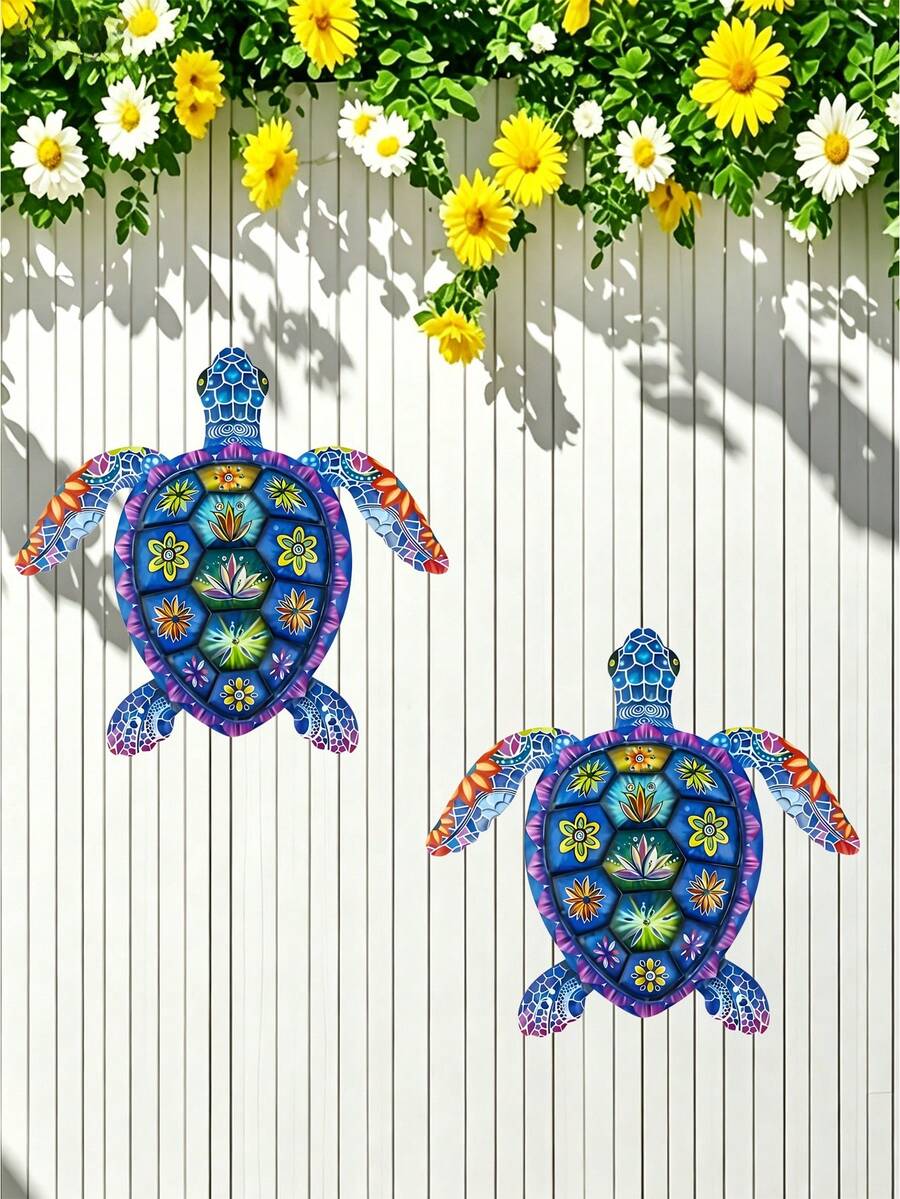 1件铁艺花园围栏装饰 - 金属花园动物雕塑 - 户外金属艺术品 - 适合梦幻般的花园装饰 - 金属雕塑 - 家居和花园创意装饰 - 自然装饰，铁艺礼品 - B - 查看 1
