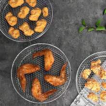Aksesori Penggorengan Udara Stainless Steel - Dapat Ditumpuk, Cocok untuk Oven dan Penggorengan Udara, Aman untuk Mesin Pencuci Piring, Pilihan Sempurna untuk Memanggang Makanan Sehat Saat Liburan - View 7