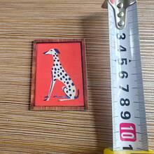 2D Flat, 2D Flat Single Miniature Dollhouse Accessory - "Love Actually" Inspired Wooden Decorative Item With Red Text, Background And Gold Accents, Miniature Scene Model, 2D Flat - C - View 5