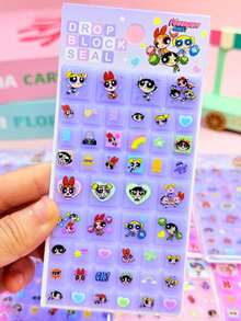 3D趣味贴纸、浮雕贴纸、3D贴纸、卡通贴纸、儿童防水贴纸、手账贴纸、手机壳装饰贴纸、浮雕贴纸、无胶贴纸、可爱网红贴纸、奖励贴纸、DIY贴纸 - 彩色 - 查看 10