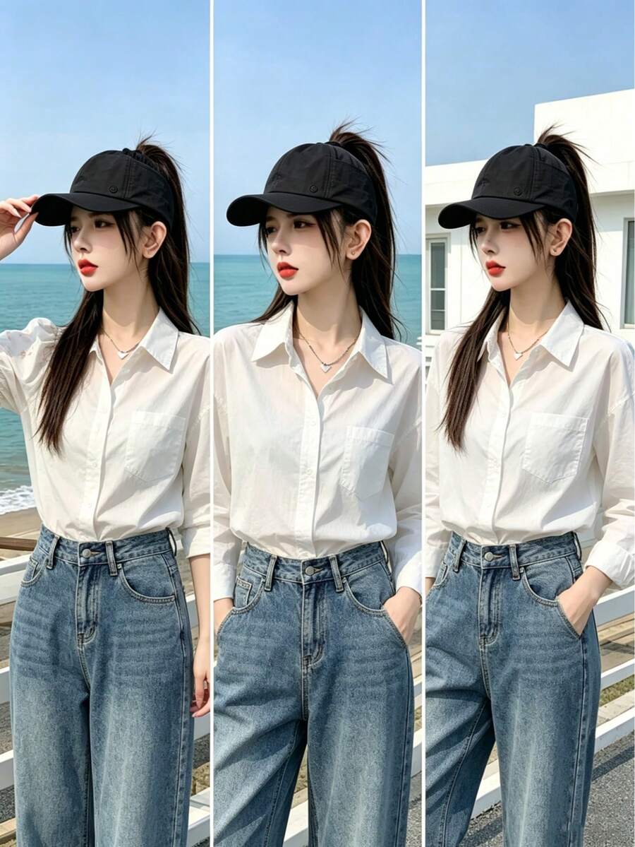 1 chiếc mũ lưỡi trai nhẹ, thoáng khí, nhanh khô, thích hợp cho du lịch ngoài trời, leo núi, chống nắng cho cả nam và nữ. Quà tặng cho học sinh và các cặp đôi, đi biển, lễ hội. - Mũ KT nhanh khô - Xem 1