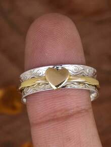 1pc Beautiful Ring, Suitable For Women, Ideal For Mother's Day Gift, Anniversary Celebration, Party Jewelry - 1# - View 5