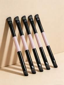 5pcs/2pcs Double-Ended Eyeshadow Brush Set. Professional Eye Makeup Brushes For Perfecting Eye Makeup, Applying Color, Blending, And Outlining – One Brush Does It All. Suitable For Makeup Beginners, An Essential Tool For Every Woman's Makeup Routine. - Multicolor - View 6