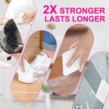 20 Pack Sponge Eraser For Cleaning, Twice The Density For Reliable Cleaning On Kitchens, Bathrooms, Walls, Shoes, Just Add Water To Wipe Away All Dirt - 1 - Xem 5