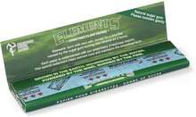 Elements Green King Size Slim Unrefined Plant Rolling Paper - 5 Booklets - White - View 2