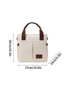 Bolsa de ombro multifuncional e moderna para fraldas, em tecido Oxford resistente à água, ideal para uso externo. - 2691 Bolsa para Mamãe - Ver 11