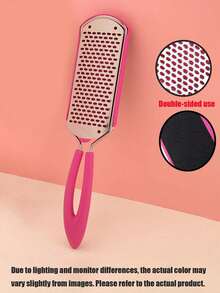 Fashionable Double-Sided Foot Scrubber, Removes Dead Skin And Calluses, Metal Foot File, Suitable For Men And Women, Ergonomic Foot Brush, Suitable For Bathroom, Home SPA Care, Professional Pedicure File, Pedicure Tool, Foot Care Tool, Foot Care Accessory - Multicolor - View 15