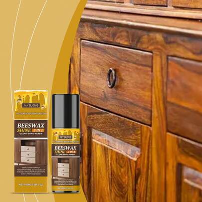 Pulidor de Muebles de Cera de Abeja Jaysuing, Cuidado y Pulido de Madera, Reparación de Arañazos, Spray para el Cuidado de Muebles