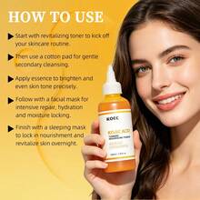 曲酸和姜黄酸护肤套装，含视黄醇和烟酰胺，均匀肤色，舒缓肌肤，完美的母亲节礼物 - 完美的母亲节礼物 - 曲酸撕拉麵膜帶刷 - 查看 6