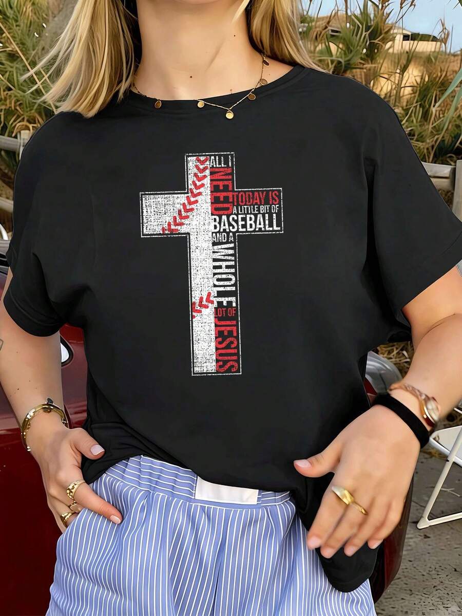 Women T-Shirts - Black - View 1
