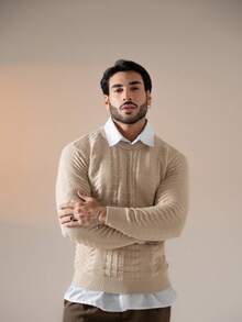 TRICOT DE LUXO SOPHISTICATED KNITTING SWEATER WINTER 26 ELEGANT CHIC - Màu be - Xem 2