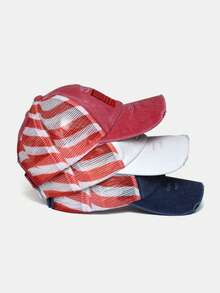 1pc Women's Solid Black Color Breathable Mesh Back Adjustable Baseball Cap, Summer Halloween,Beach,Hat - Multicolor (quick-drying) - View 5