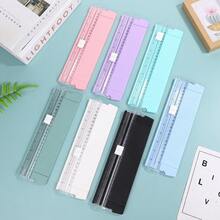 1 kẹp giấy A4/A3, dao cắt giấy nhựa cầm tay, máy cắt ảnh mini, dao trượt để bàn thủ công, đồ dùng học tập, đồ dùng học tập - A - Xem 9