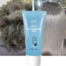 Kem duỗi tóc GZE Keratin & Collagen, phù hợp cho tóc xoăn và tóc xơ rối, phục hồi và làm mượt tóc. - 60g - Xem 4