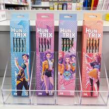 24支/12支装 女童2B铅笔套装 - 盒装文具，优雅美观，书写流畅，适合记笔记、学校作业、家庭作业、节日和生日礼物 [款式随机发货] - 彩色 - 查看 8