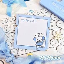 MIFFY 1套/1本 新款热销 高品质米菲兔蓝色便签本 可爱小兔子便签本 完美的生日礼物送给家人，给朋友的小惊喜，开学礼物的首选 - 彩色 - 查看 10