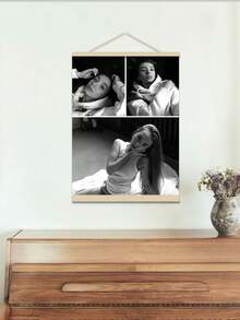 1pc Customized Unframed Canvas Print, Can Print Your Photos, Personalized Photo Collage, 3 Image Combination, Custom Photo Printing, Personalized Gift For Men, Wedding Gift, Single Party Decor, Birthday & Graduation Gift, Pattern Printing, Holiday Calendar,Home Decor Living Room - Multicolor - View 19