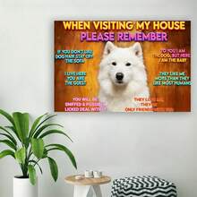Framed Canvas Painting Printing 1pc 2D   Vibrant Dachshund Wall Art Prints Wall ForFramde Canvas Bedroom Living Room Decor Heartfelt Quote Vintage Canvas Print Poster Picture With Framed Canvas Painting Printing 1pc 2D  Gift For Her Him For Living Room, Bedroom, Office, Restaurant, Bar. - Framed - View 4