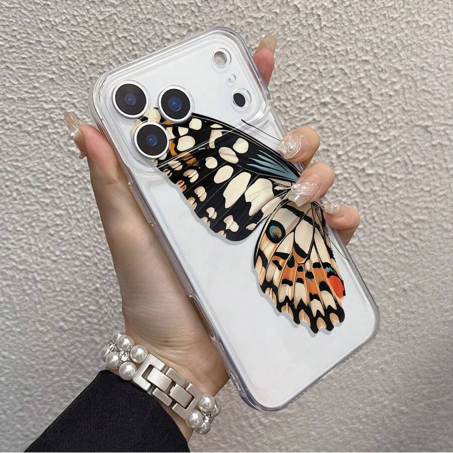1个透明防震手机壳,TPU软壳,UV喷绘蝴蝶图案,适用于 7/8/7 Plus/8 Plus/X/XS/XR/XS Max/11/11 Pro/11 Pro Max/12/12 Pro/12 Pro Max/12 Mini/13/13 Pro/13 Pro Max/13 Mini/14/14 Pro/14 Pro Max/14 Plus/15/15 Pro/15 Pro Max/15 Plus/16/16 Pro/16 Pro Max/16 Plus/17/17 Pro/17 Pro Max/Air - 彩色 - 查看 1