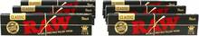 RAW Original Roll-Up Tips 6 Pack_50 Tips Per Pack + RAW Black King Size Rolling Papers 6 Pack - White - View 6