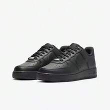 Nike Giày thể thao đế xuồng cổ điển đa năng Air Force 1 '07 dành cho nữ - màu đen - Xem 4