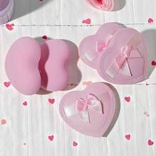 Bông mút trang điểm BB Cream Heart & Bow Cotton Candy, dụng cụ trang điểm đa năng. - Nhiều màu - Xem 2