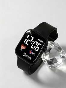 Bộ trang sức 6/5 món thời trang tối giản, thanh lịch, hình vuông, họa tiết cầu vồng, bao gồm đồng hồ điện tử trang trí, vòng cổ, vòng tay, bông tai và nhẫn, thích hợp cho các bé gái đeo trong các bữa tiệc và lễ hội. Cũng là một lựa chọn quà tặng lý tưởng cho Ngày của Mẹ, tựu trường, Lễ Phục Sinh và các dịp khác dành cho mẹ và bạn bè. - Nhiều màu - Xem 10