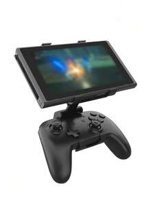 1pc Black & Red ABS Wireless Controller Grip Handle Bracket, NSPRO Controller Holder, Suitable For Nintendo Switch Lite Screen - View 3