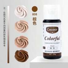 食品色素組 - 30ml 鮮豔食品染料 無味液體顏色，適用於蛋糕裝飾、烘焙、復活節彩蛋、糖霜、翻糖、烹飪、史萊姆製作 DIY 供應品組 - 彩色 - 查看 11