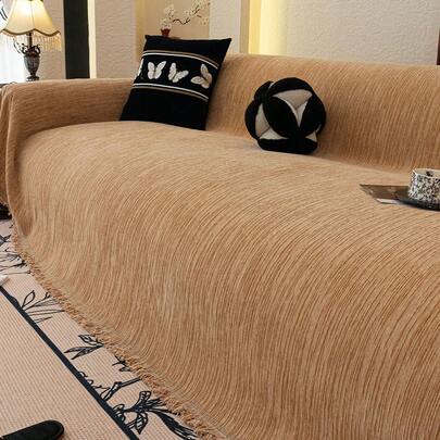 1 chiếc khăn phủ sofa bằng vải chenille, kiểu dáng hiện đại tối giản, chống trượt, màu trơn, sang trọng, chống bụi và có thể giặt được, phù hợp cho mọi mùa. Thích hợp cho phòng ngủ, văn phòng, phòng khách, nội thất kết hợp, sofa hình chữ L và sofa 1/2/3/4 chỗ ngồi.