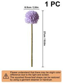 1/4/8/16支人造菊花、蒲公英、绣球花束，适合作为礼物送给朋友、新娘，也可用于婚礼装饰，还可用于家居、办公室、咖啡馆、派对、情人节、生日、毕业典礼、秋季装饰等场合。 - 淡紫色 - 查看 13