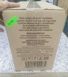 Triturador de hielo industrial Modelo pd94 Comercial 65 Kg Por Hora, uso rudo, ideal para negocio. cuerpo totalmente metálico - Tipo de Enchufe A USA (110-127V) - Ver 5