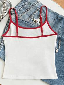 Áo tank top nữ ôm sát, in chữ nhiều màu sắc, kiểu dáng thường ngày, áo không tay mùa hè, áo tank top casual, áo vest đi nghỉ mát, trang phục thường ngày, đi làm, phong cách nghỉ lễ, thiết kế mùa hè mới. - trắng - Xem 3