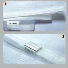 Kích thước 35,43x82,68 inch, dễ lắp đặt, lưới nylon, phù hợp với nhiều kiểu phòng. Rèm cửa từ tính chống muỗi, màn chắn cửa sổ, rèm cửa ra vào, đuổi côn trùng và muỗi, đa chức năng giúp thông gió phòng và tủ quần áo. - A - Xem 10