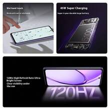 OPPO A3i: Drop And Water Resistant, 5100mAh Large Battery, 45W Flash Charging, 120Hz High Refresh Rate, 5G Smartphone - Multicolor - View 4