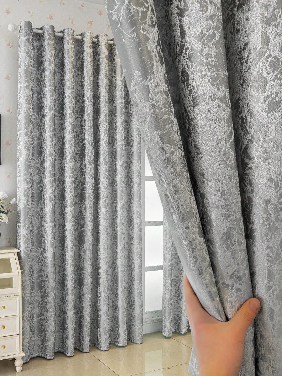1 tấm vải rèm cản sáng cách nhiệt - 99% polyester chống tia UV, kiểu treo có túi luồn thanh rèm, dệt trơn không tẩy trắng, chủ đề nghệ thuật phòng ngủ, phủ lớp cản sáng cách nhiệt, giảm tiếng ồn - Lý tưởng cho phòng ngủ, nhà nông thôn và trường học giúp ngủ ngon (Trọng lượng vải 280g) - Nhiều màu - Xem 1