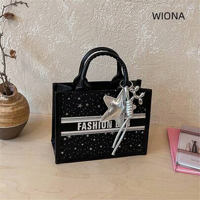 Fashionable Minimalist Large Capacity Handbag For Women, Summer