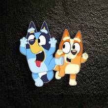Bluey Hình dán hoạt hình dễ thương cho thân xe, hình dán chú chó Brui, hình dán xe điện, hình dán bảo vệ hành lý khỏi trầy xước. - Nhiều màu - Xem 8