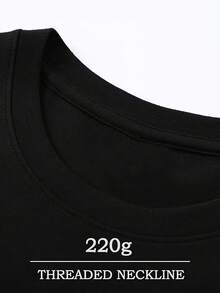 Dam-T-shirts - Svart - Visa 3