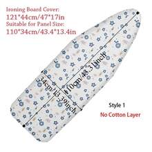 1Pc Durable Ironing Board Cloth Universal Thickened Ironing Board Cover Pad Resistant Scorch Heavy Heat Resistant Printed Padded - A - View 11