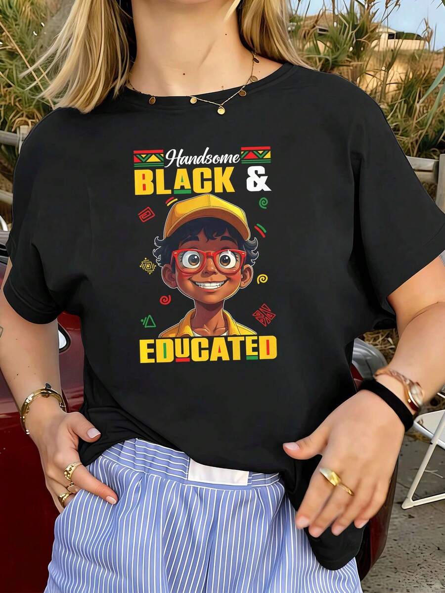 Women T-Shirts - Black - View 1