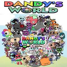 55 piezas Pegatinas de dibujos animados del mundo dandy, pegatinas decorativas creativas y lindas para teléfono, adecuadas para niños y niñas - Multicolor - Ver 1