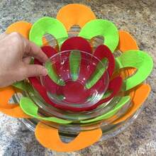 3pcs/Pot Protectors Set, Anti-Scratch & Heat-Resistant Cookware Dividers, Stackable Kitchen Protection Pads For All Size Pots & Bowls, Non-Slip, Durable & Reusable - Random Color/style - View 6