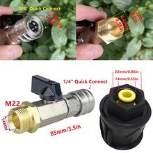 1/4" Quick Connect Valve, Pressure Washer Spray Nozzle, High Pressure Hose Valve Switch, Suitable For Vehicle, Yard, And Road Cleaning - Only for Kar-cker - View 3