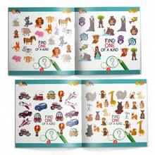 Brain Games Fun Challenge For Kids, Picture Puzzle And Word Search Activity Book, Visual Brain Teasers, Logic Thinking, Observation Skills, Problem Solving Workbook For Children, Early Learning Educational Book - Multicolor - View 6