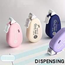 3 cuộn băng dính hai mặt dạng lăn, dễ sử dụng, tiện lợi cho việc tự làm sổ lưu niệm, đồ thủ công và đồ dùng văn phòng. - nhiều màu - Xem 8