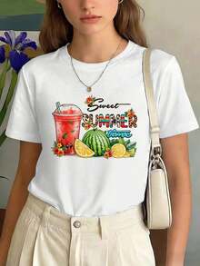 Women T-Shirts - White - View 1