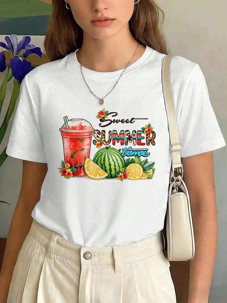 Women T-Shirts - White - View 1